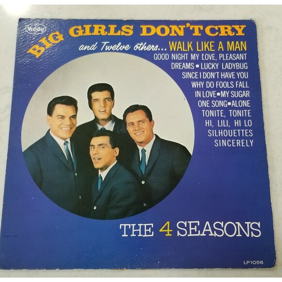 Big Girls Don't Cry by the 4 Seasons vinyl lp album lp1056 - Picture 1 of 10